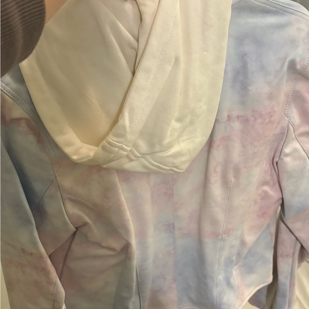 Blank NYC Pastel Tie-Dye Leather Moto Jacket - Picture 3 of 5